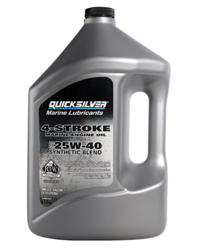 ACEITE DE MEZCLA SINTÉTICA 25W-40 PARA MOTORES FUERA DE BORDA DE 4 TIEMPOS, GALÓN