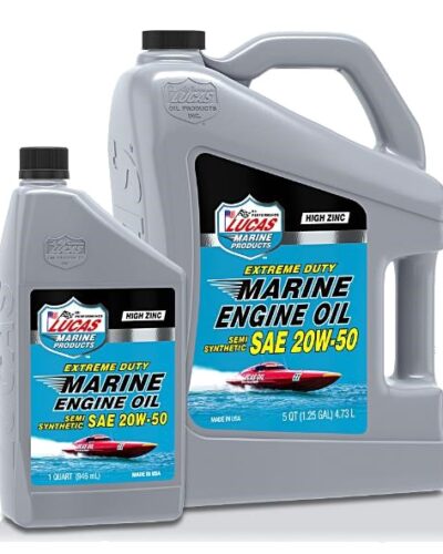 LUCAS SAE 20W-50 - ACEITE SEMISINTÉTICO  PARA MOTORES MARINOS DE SERVICIO EXTREMO