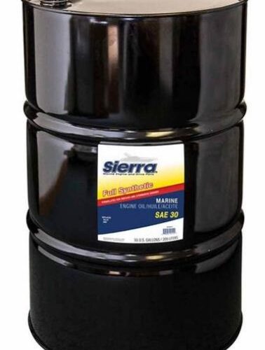 SIERRA SAE 30 ACEITE TOTALMENTE SINTÉTICO PARA MOTORES MARINOS – 55 GALONES