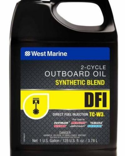ACEITE PARA FUERA DE BORDA TC-W3 DE MEZCLA SINTÉTICA DE INYECCIÓN DIRECTA DE COMBUSTIBLE DFI, GALÓN
