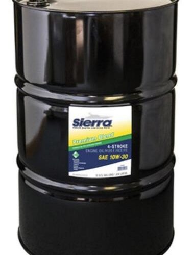 SIERRA 10W-30 – ACEITE DE MOTOR SINTÉTICO DE 4 TIEMPOS FUERA DE BORDA/FUERABORDA – 55 GAL.