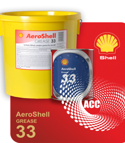 AEROSHELL™ GREASE 33 UNIVERSAL AIRFRAME SYNTHETIC AIRCRAFT GREASE CUBETA DE 16 KG