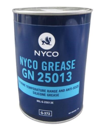 NYCO GREASE GN 25013 WHITE MIL-G-25013E / PHM 5-3-L SPEC EXTREME TEMPERATURE RANGE SILICONE GREASE