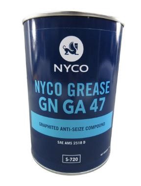 NYCO GREASE GN GA 47 BLACK AIR 4247/A/ A50TF201 SPEC GRAPHITED ANTI-SEIZE COMPOUND